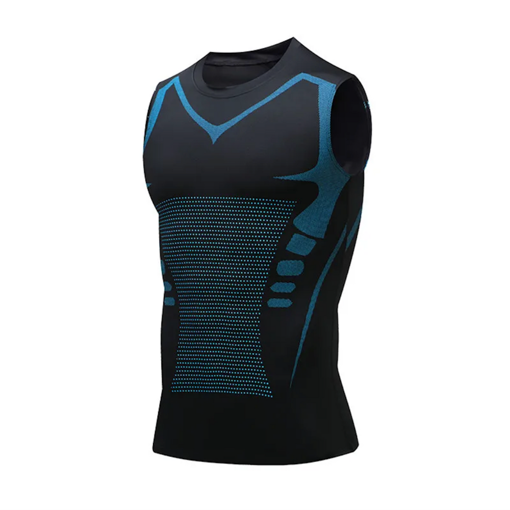 Men's Compression Tank Top Shapewear Vest with Chest Support - Image 5