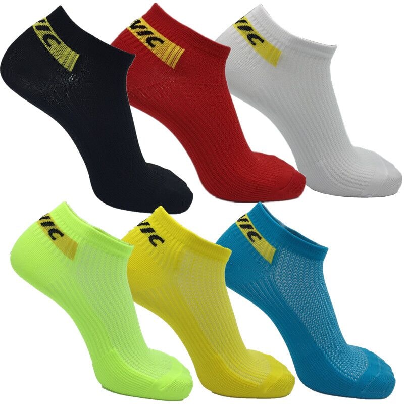 Men's Cycling Socks Low Cut Ankle with Breathable Mesh and Arch Support for Bike Riding - Image 2