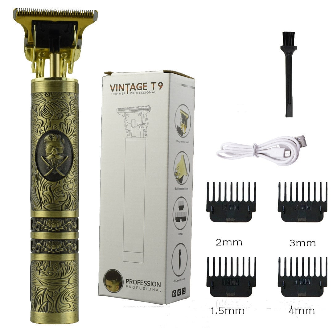 Men's Hair Clippers Cordless Electric Trimmer with Metal Body and Four Guide Combs - Image 4
