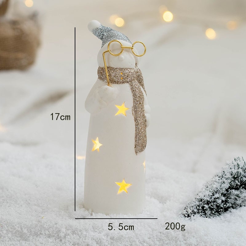 Men's Halloween Glass Pre-Lit LED Christmas Tree Tabletop Decoration with Mercury Finish and Star Topper - Image 23