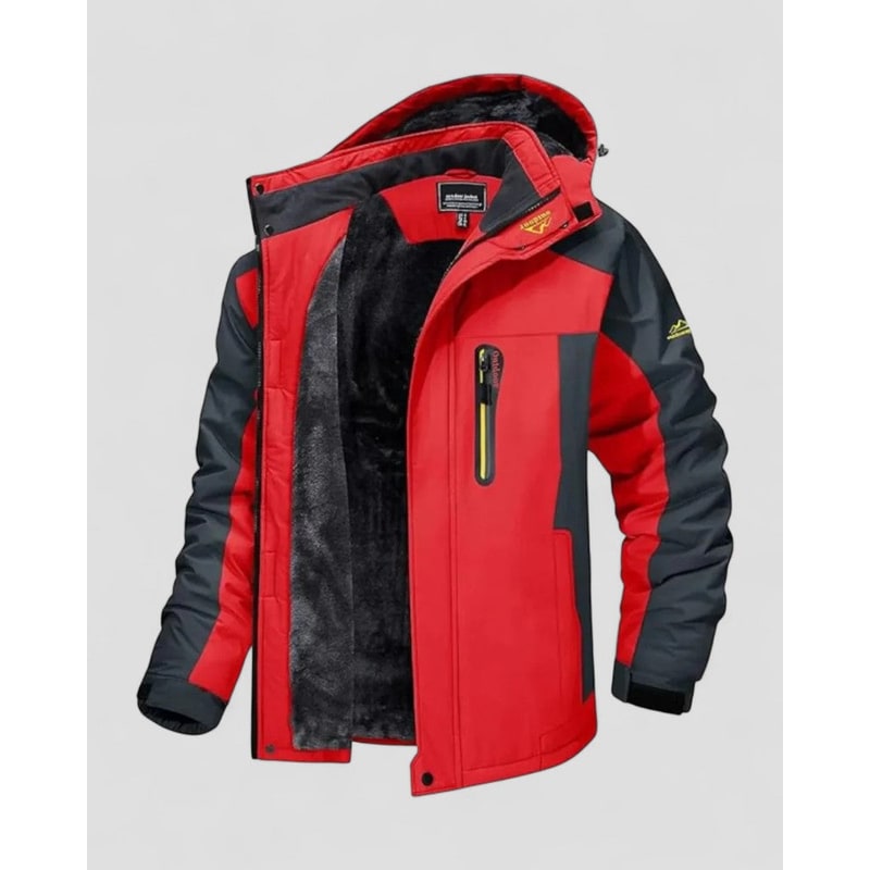 Men's Winter Jackets with Water-Resistant Fleece Lining and Hood - Image 2