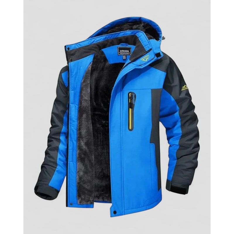 Men's Winter Jackets with Water-Resistant Fleece Lining and Hood - Image 3