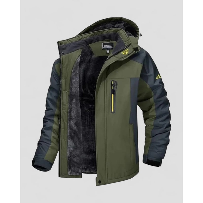 Men's Winter Jackets with Water-Resistant Fleece Lining and Hood - Image 4