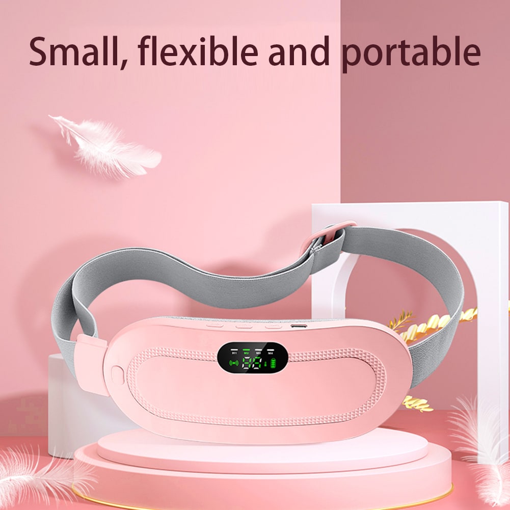 Menstrual Heating Pad for Cramps Electric Vibrating Massage and Adjustable Strap - Image 4