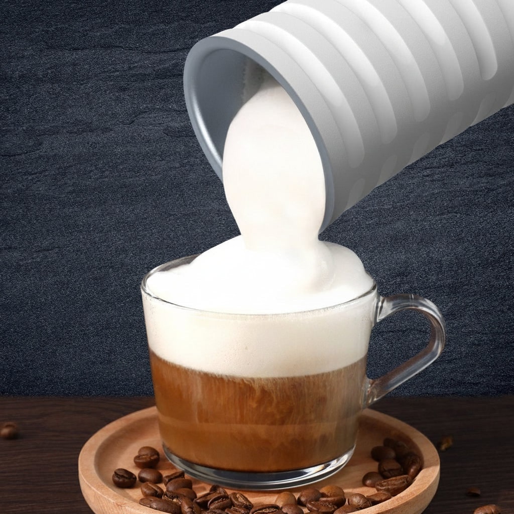 Milk Frother and Steamer Wand with Non-Stick Interior and One-Touch Control Stovetop - Image 3