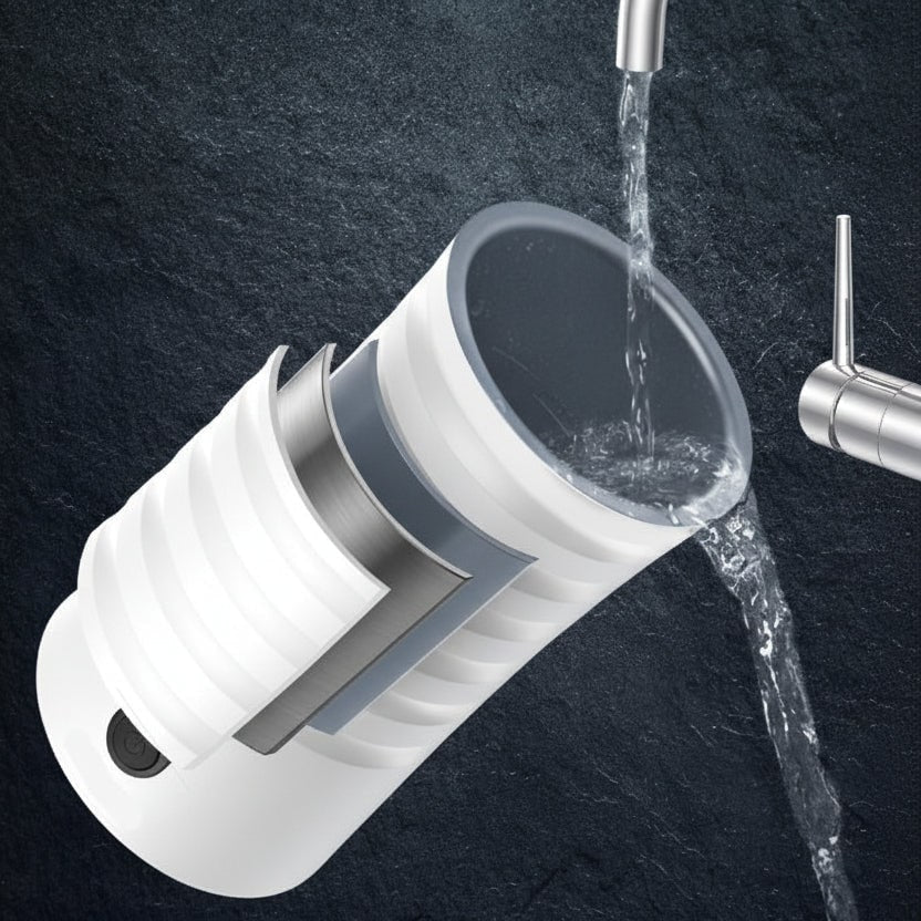 Milk Frother and Steamer Wand with Non-Stick Interior and One-Touch Control Stovetop - Image 5
