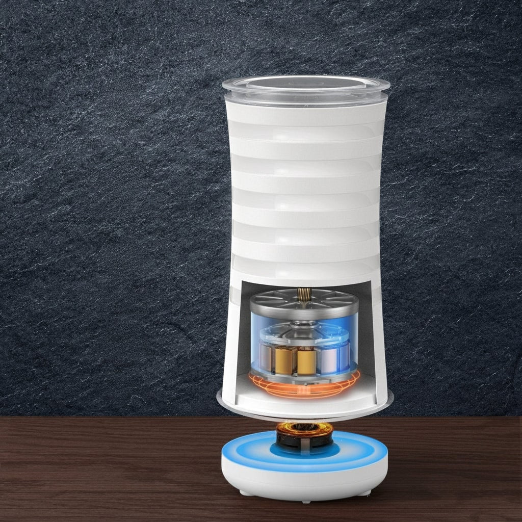 Milk Frother and Steamer Wand with Non-Stick Interior and One-Touch Control Stovetop - Image 6