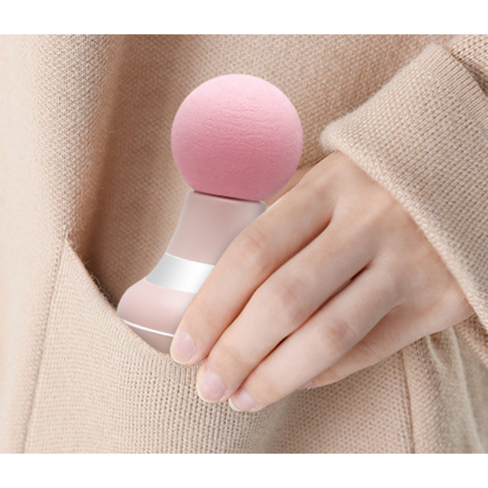 Mini Deep Tissue Portable Massage Gun with Handheld Foam Head and USB Rechargeable Battery - Image 4