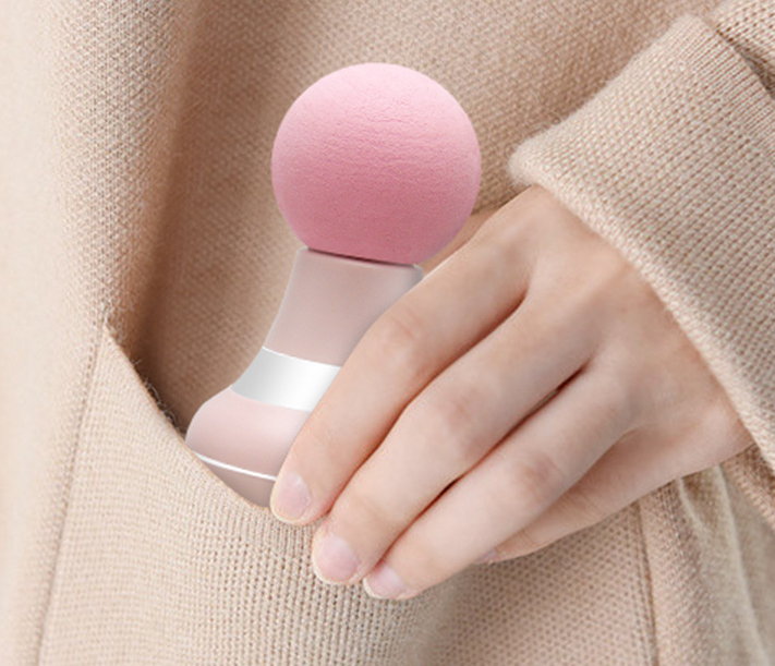 Mini Deep Tissue Portable Massage Gun with Handheld Foam Head and USB Rechargeable Battery - Image 4