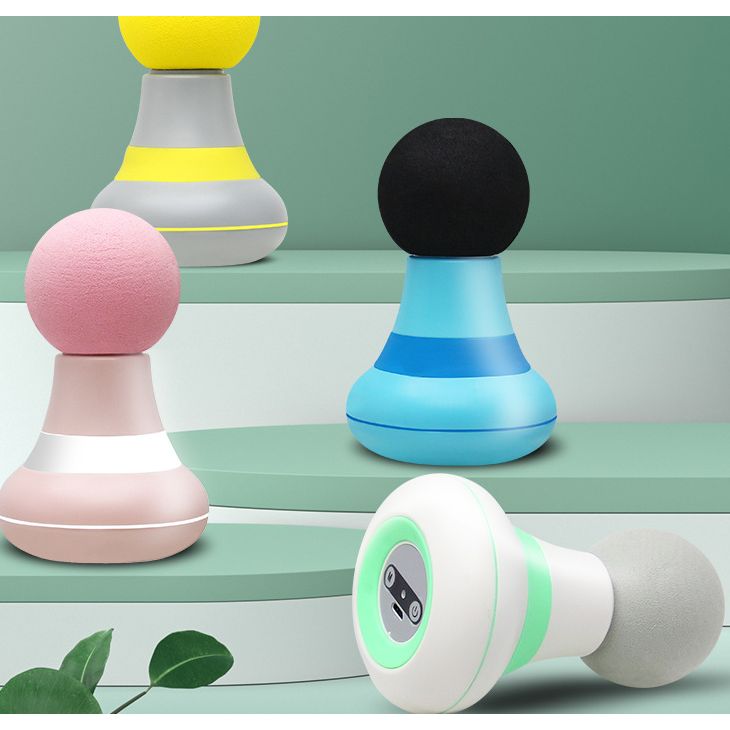 Mini Deep Tissue Portable Massage Gun with Handheld Foam Head and USB Rechargeable Battery - Image 7