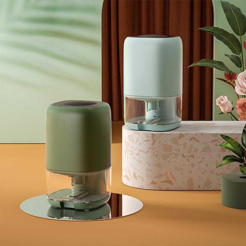 Mini Dehumidifier for Bedroom and Basement Crawl Space with Clear Water Tank and Quiet Operation - Image 1