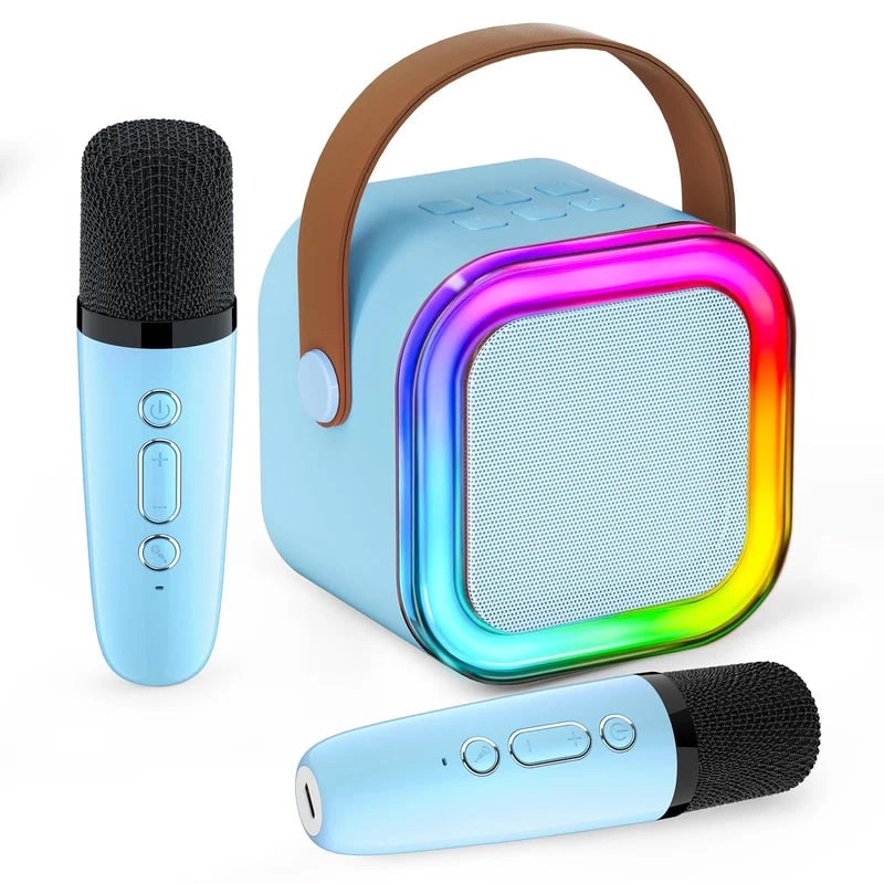 Mini Karaoke Machine with Wireless Microphone and Portable Bluetooth Speaker - Image 14