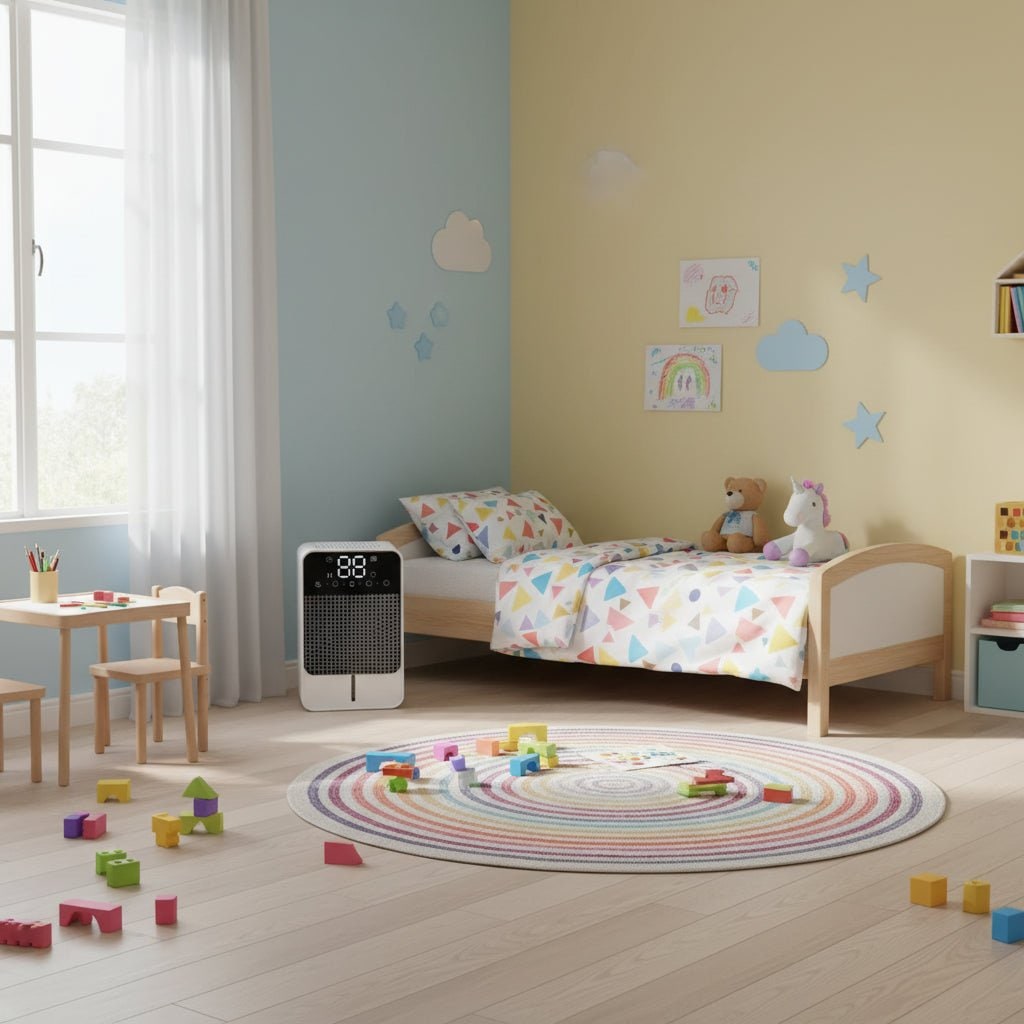 Mini Portable Dehumidifier for Bathroom and Bedroom with LED Touch Display and 1500ml Tank - Image 5