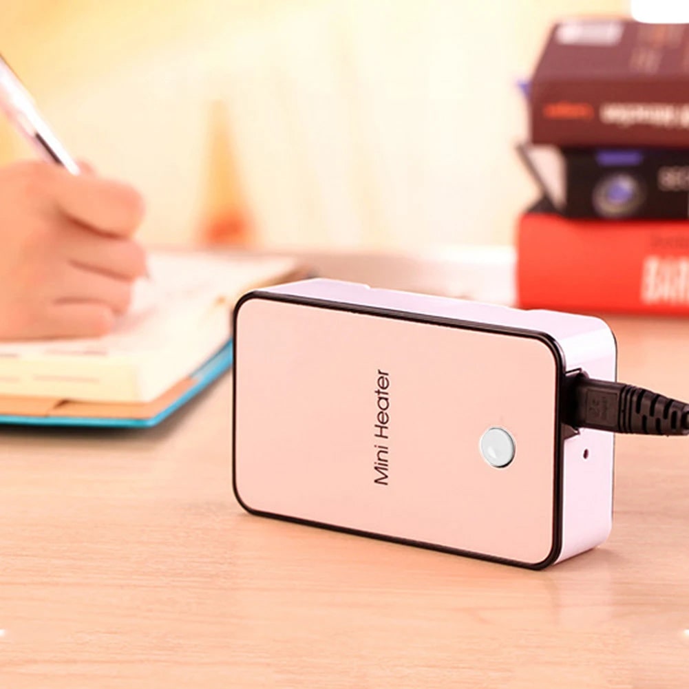 Mini Portable Small Space Heater with Energy Efficient Ptc Heating Core for Home Office - Image 1