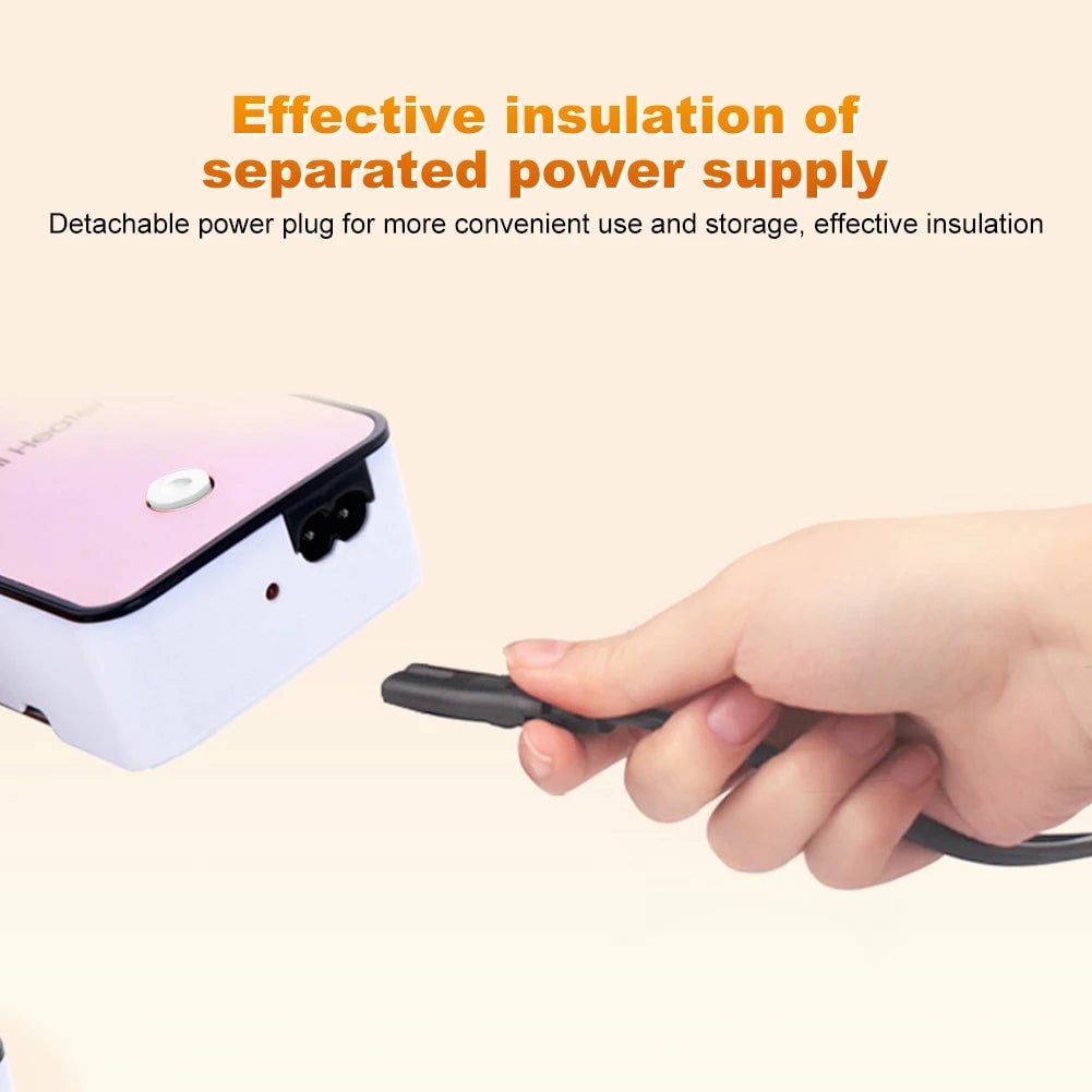 Mini Portable Small Space Heater with Energy Efficient Ptc Heating Core for Home Office - Image 2