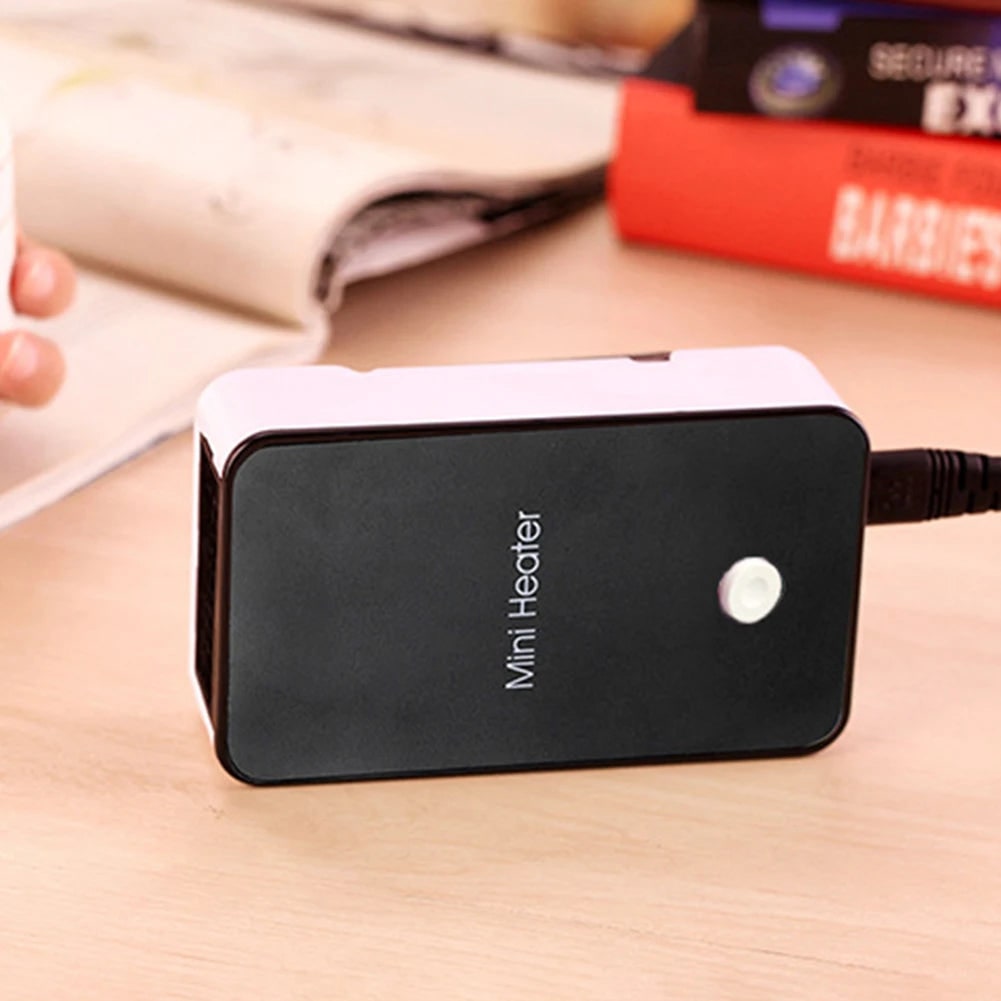 Mini Portable Small Space Heater with Energy Efficient Ptc Heating Core for Home Office - Image 4