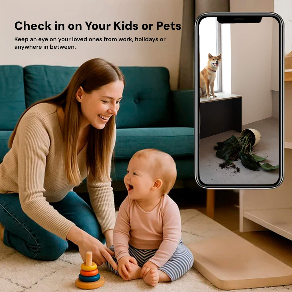 Mini Security Camera for House with Wireless Indoor System Night Vision and Motion Detection - Image 5