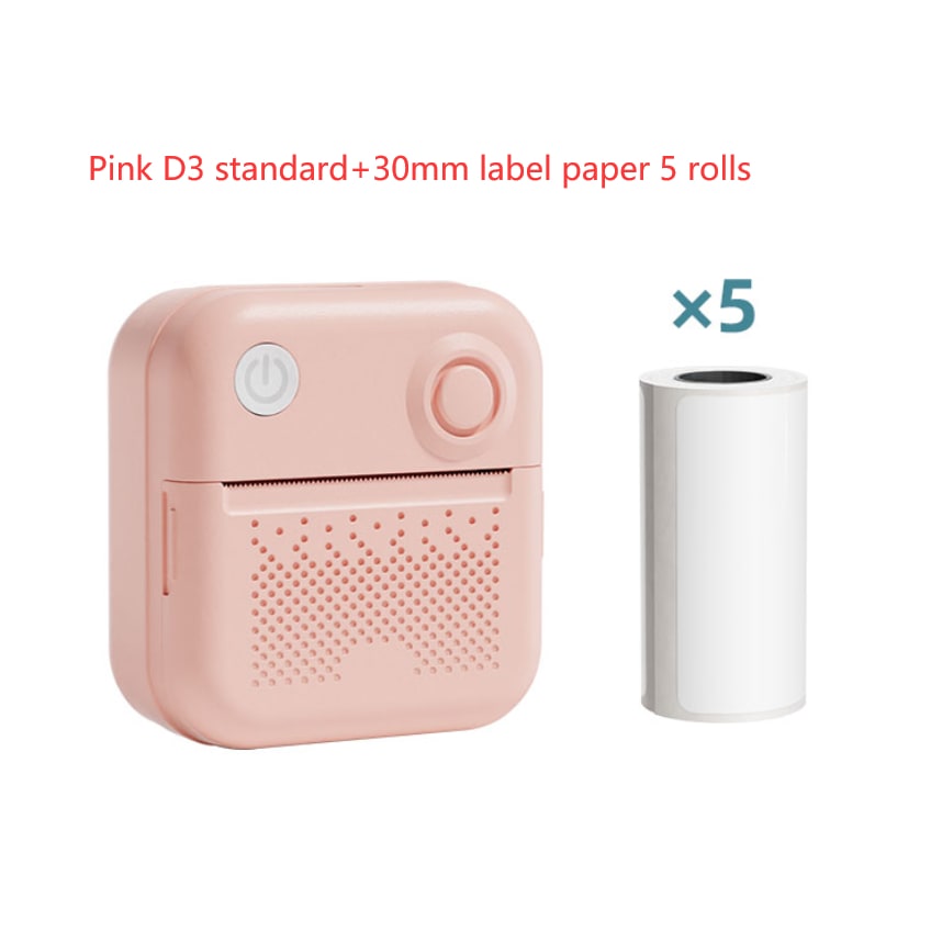 Mini Thermal Printer with Bluetooth for Direct Label and Receipt Printing Sticker - Image 10