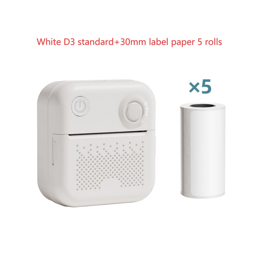 Mini Thermal Printer with Bluetooth for Direct Label and Receipt Printing Sticker - Image 13