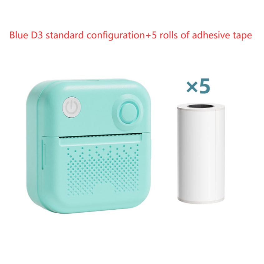 Mini Thermal Printer with Bluetooth for Direct Label and Receipt Printing Sticker - Image 3