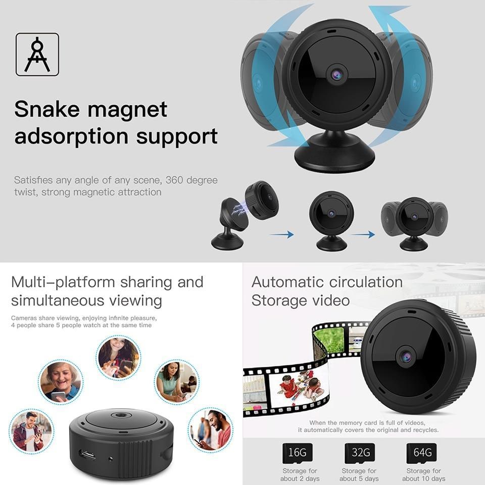 Mini Wireless Security Camera with Motion Detection and Night Vision - Image 6