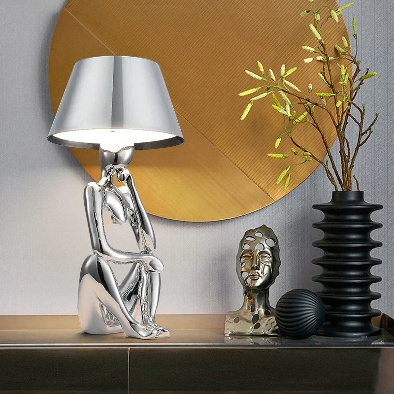 Modern Designer Table Lamp for Living Room & Bedroom – Elegant Ambient Lighting for Contemporary Hom - Image 3