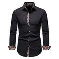 Modern Long Sleeve Casual Shirt for Men — styling detail