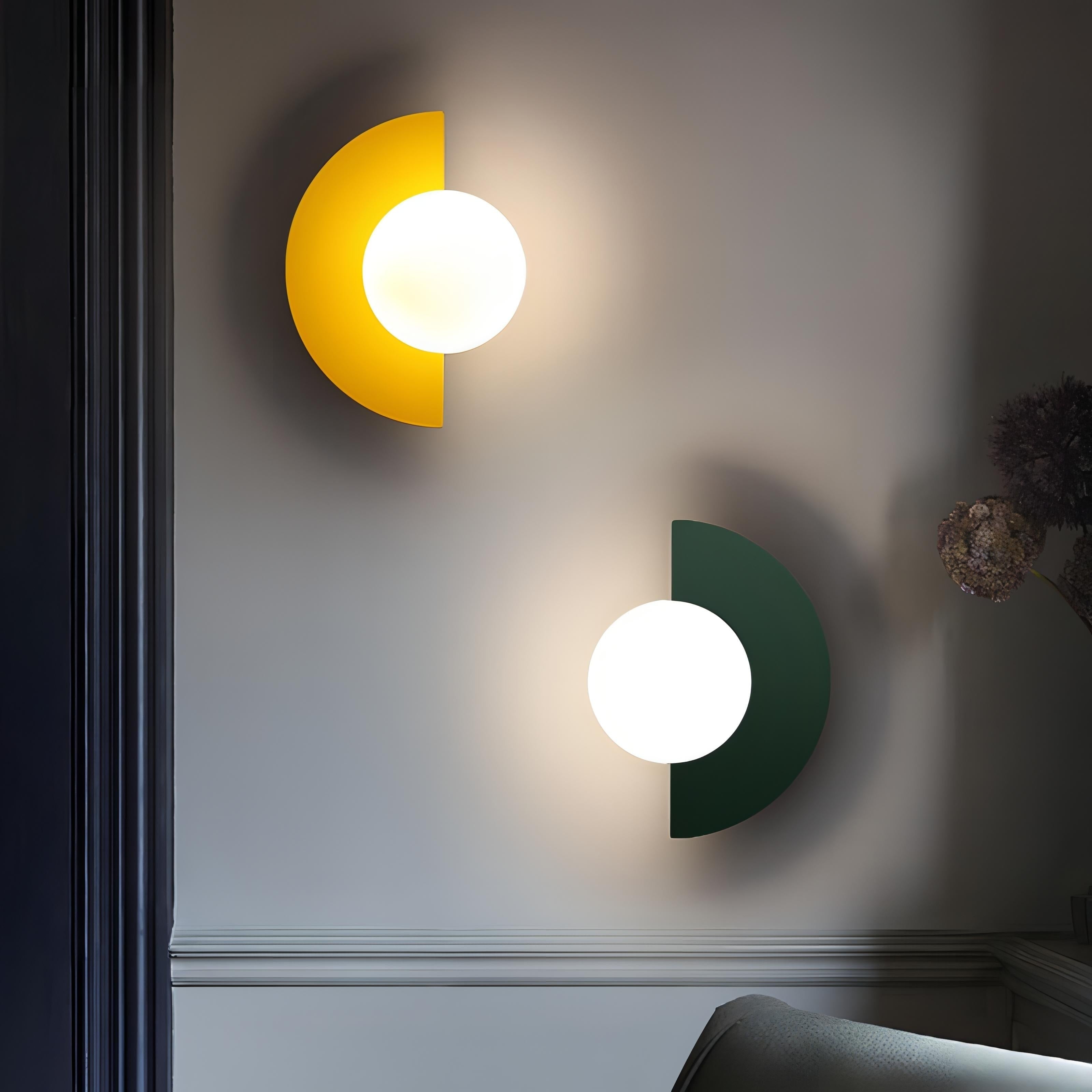 Modern Wall Sconce Light Globe Minimalist Geometric Flush Mount Decorative - Image 4