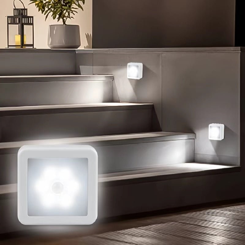 Motion Activated Night Light LED Sensor Battery Operated Wireless Powered - Image 3