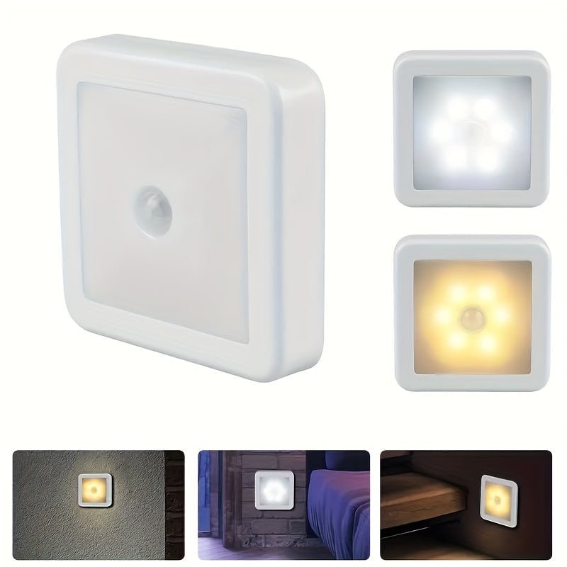 Motion Activated Night Light LED Sensor Battery Operated Wireless Powered - Image 6