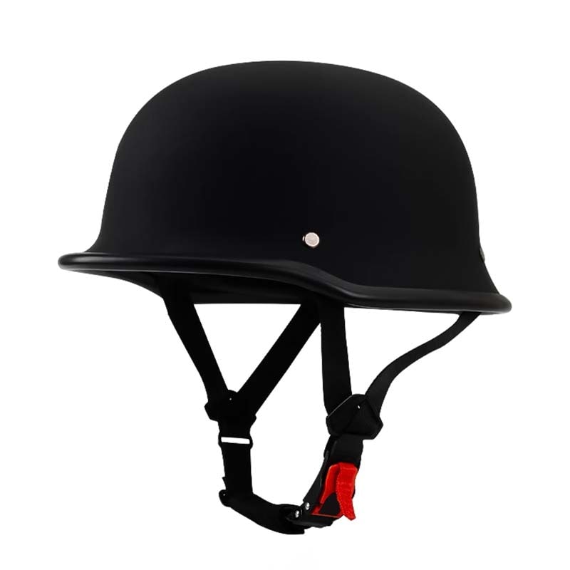 Motorcycle Half Helmet Open Face German Quick Release Buckle Adjustable Shell - Image 10
