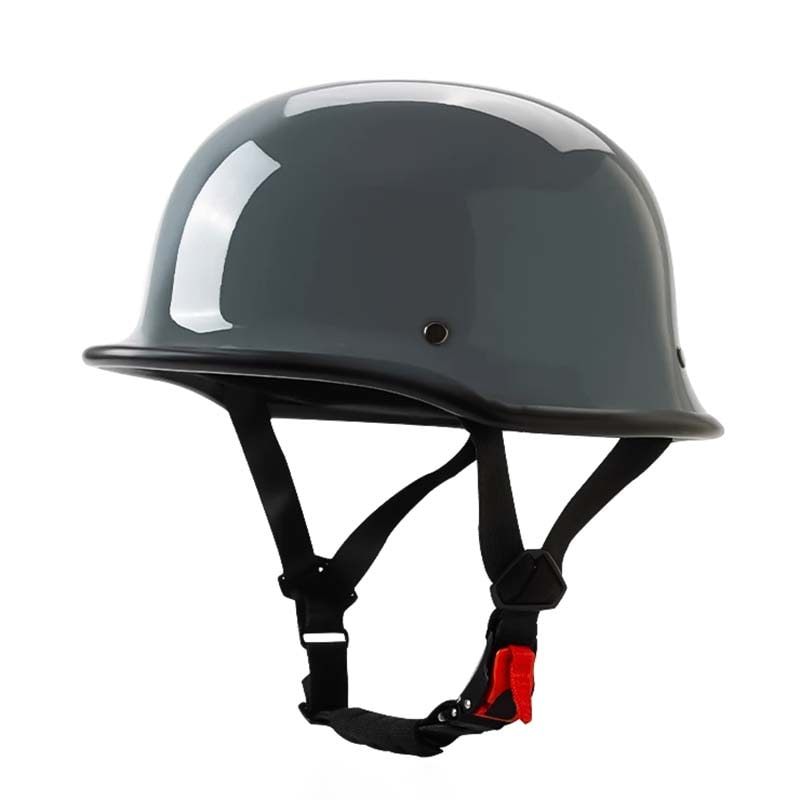 Motorcycle Half Helmet Open Face German Quick Release Buckle Adjustable Shell - Image 11