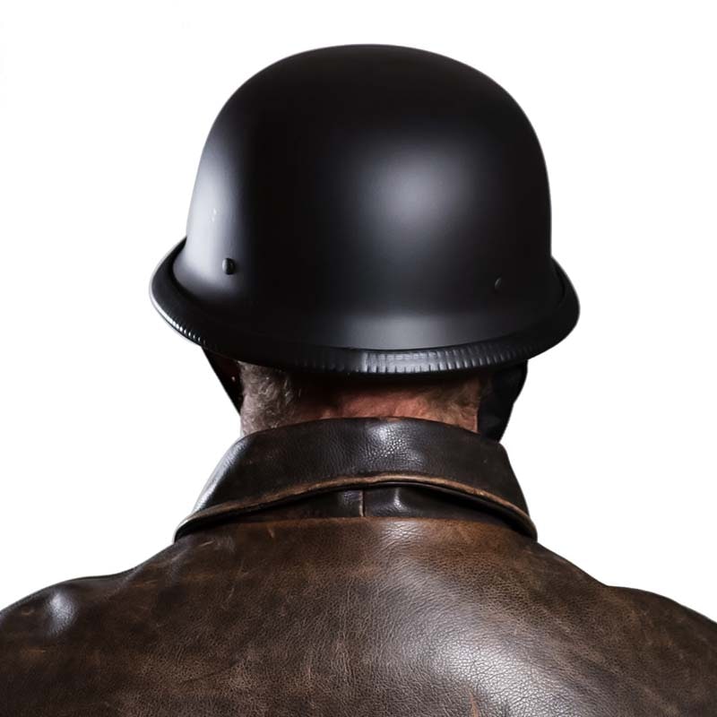Motorcycle Half Helmet Open Face German Quick Release Buckle Adjustable Shell - Image 4