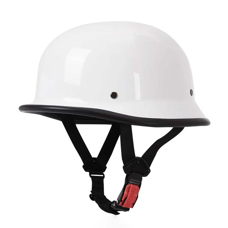 Motorcycle Half Helmet Open Face German Quick Release Buckle Adjustable Shell - Image 7