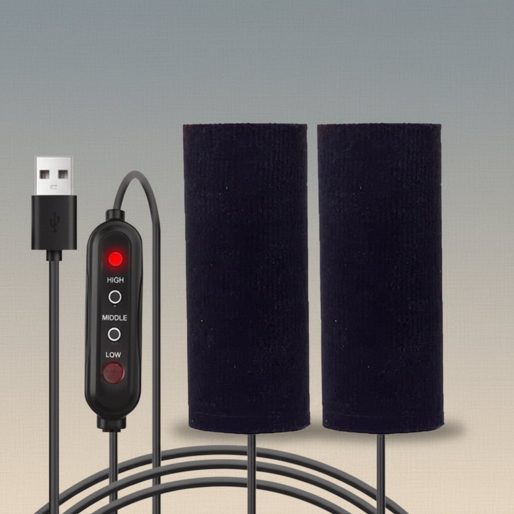 Motorcycle Heated Grips with USB Temperature Control and Non-Slip Fabric For A Dirt Bike - Image 1