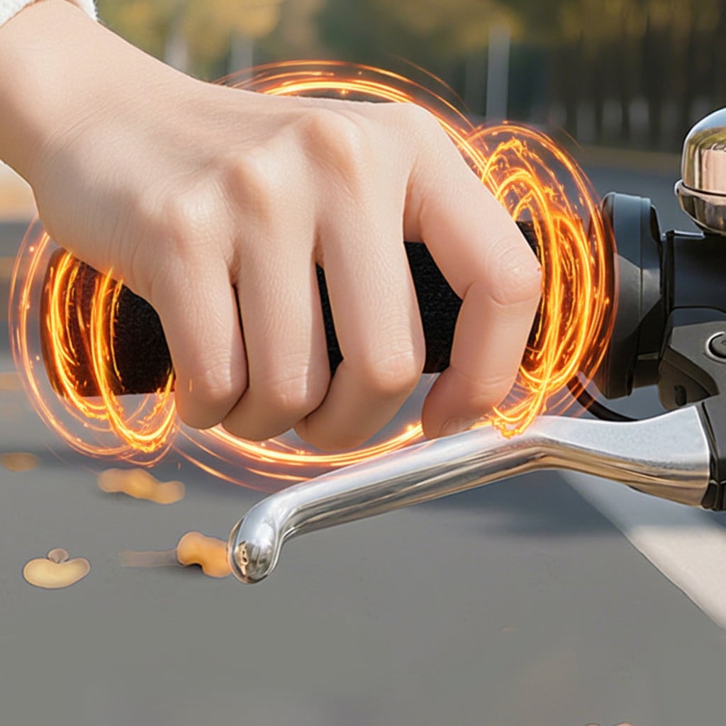 Motorcycle Heated Grips with USB Temperature Control and Non-Slip Fabric For A Dirt Bike - Image 2