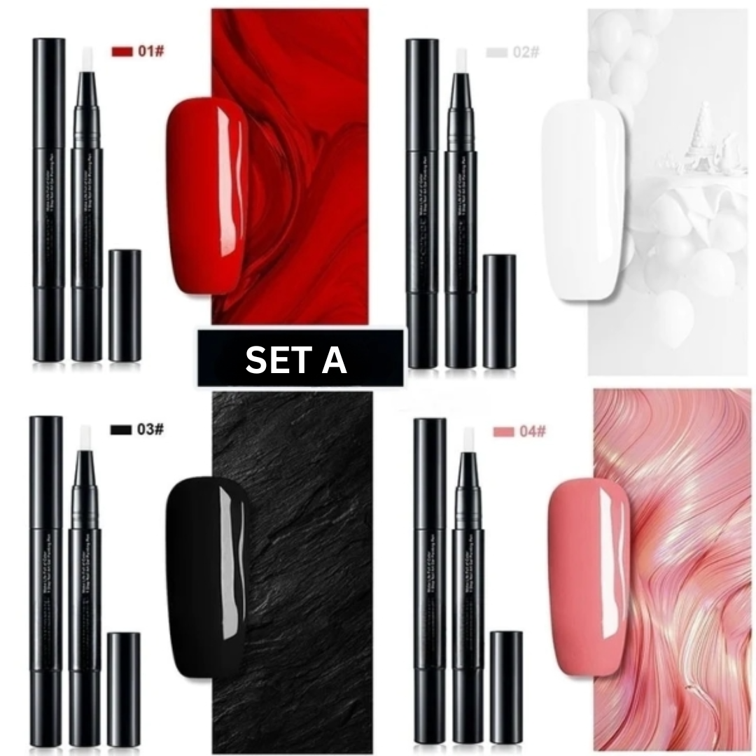 Nail Polish Pen Art Gel Liquid Brush Applicator Portable - Image 5