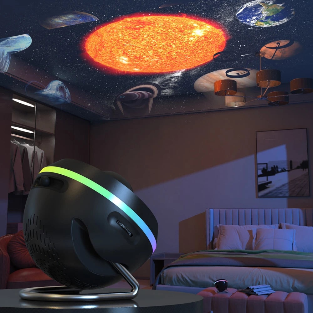 Nebula Projector Galaxy Star Multicolor Spherical Tabletop Planetarium Space - Image 2