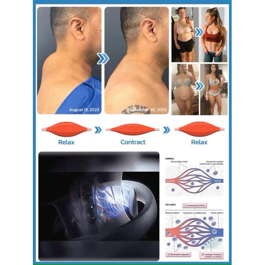 Neck Massager Portable Cordless Electric Wireless Rechargeable Vibration Smart - Image 2