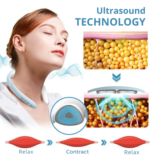 Neck Massager Portable Cordless Electric Wireless Rechargeable Vibration Smart - Image 6