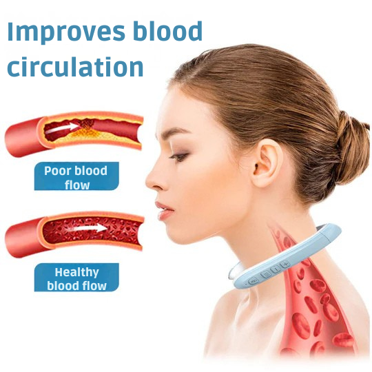 Neck Massager Portable Cordless Electric Wireless Rechargeable Vibration Smart - Image 7