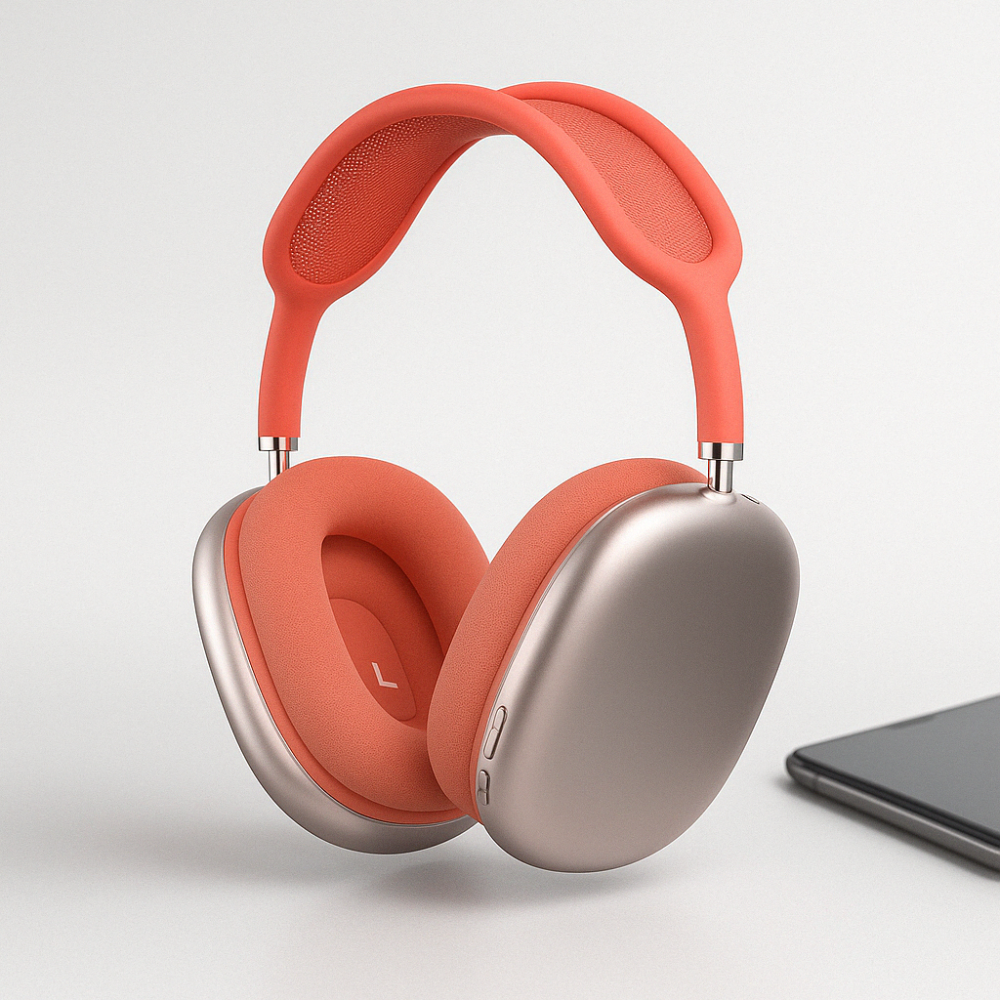 Noise Cancelling Wireless Over Ear Bluetooth Headphones Mesh Cushioned Portable - Image 7