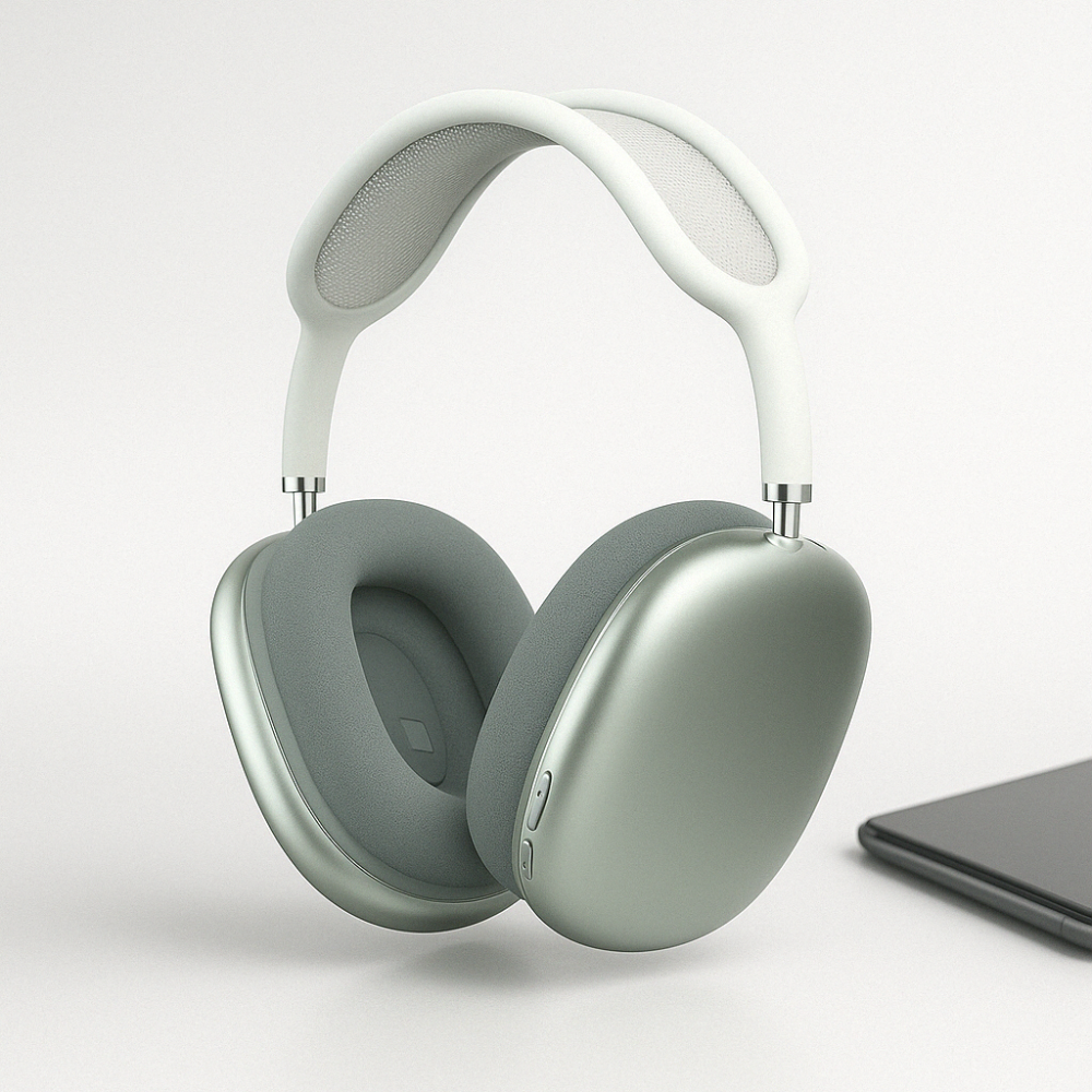 Noise Cancelling Wireless Over Ear Bluetooth Headphones Mesh Cushioned Portable - Image 8