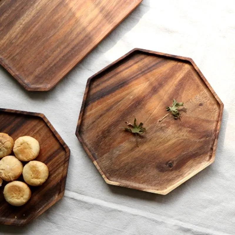 The Octagonal Wood Tray