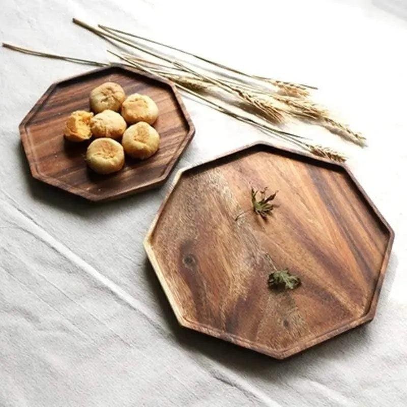 The Octagonal Wood Tray