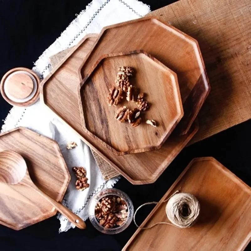 The Octagonal Wood Tray