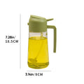 Olive Oil Dispenser Bottle with Glass Sprayer Pump Handle and Flip-Top Pouring Spout - Image 13
