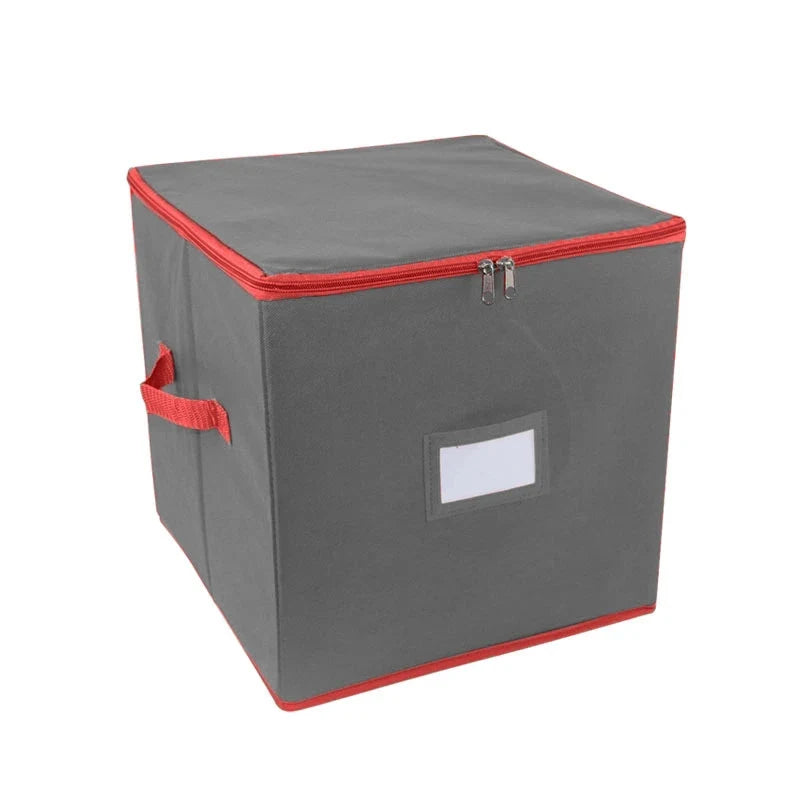 Ornament Storage Box with Dividers and Clear Viewing Window for Christmas Decorations - Image 6