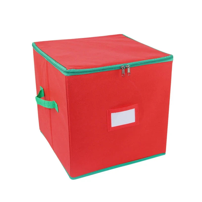 Ornament Storage Box with Dividers and Clear Viewing Window for Christmas Decorations - Image 8