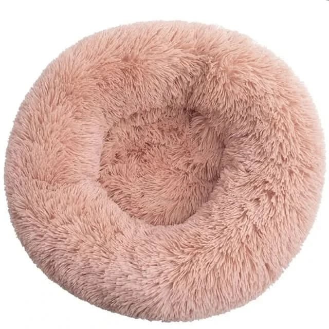 Orthopedic Donut Plush Dog Bed Shaggy Faux Fur Soft Bolster Cats Machine Washable - Image 8